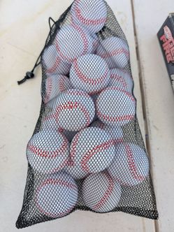 Magicorange 20 Pack Foam Baseballs, Soft & Safe Baseballs for Beginner Outdoor Practice Training Toss, Hitting, Pitching (White)