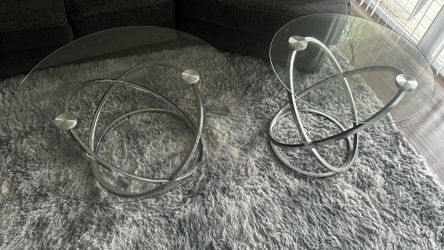 3 Set Glass Tables