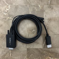 StarTech 10ft DP to VGA cable with audio support for laptop / desktop computer or compatible devices
