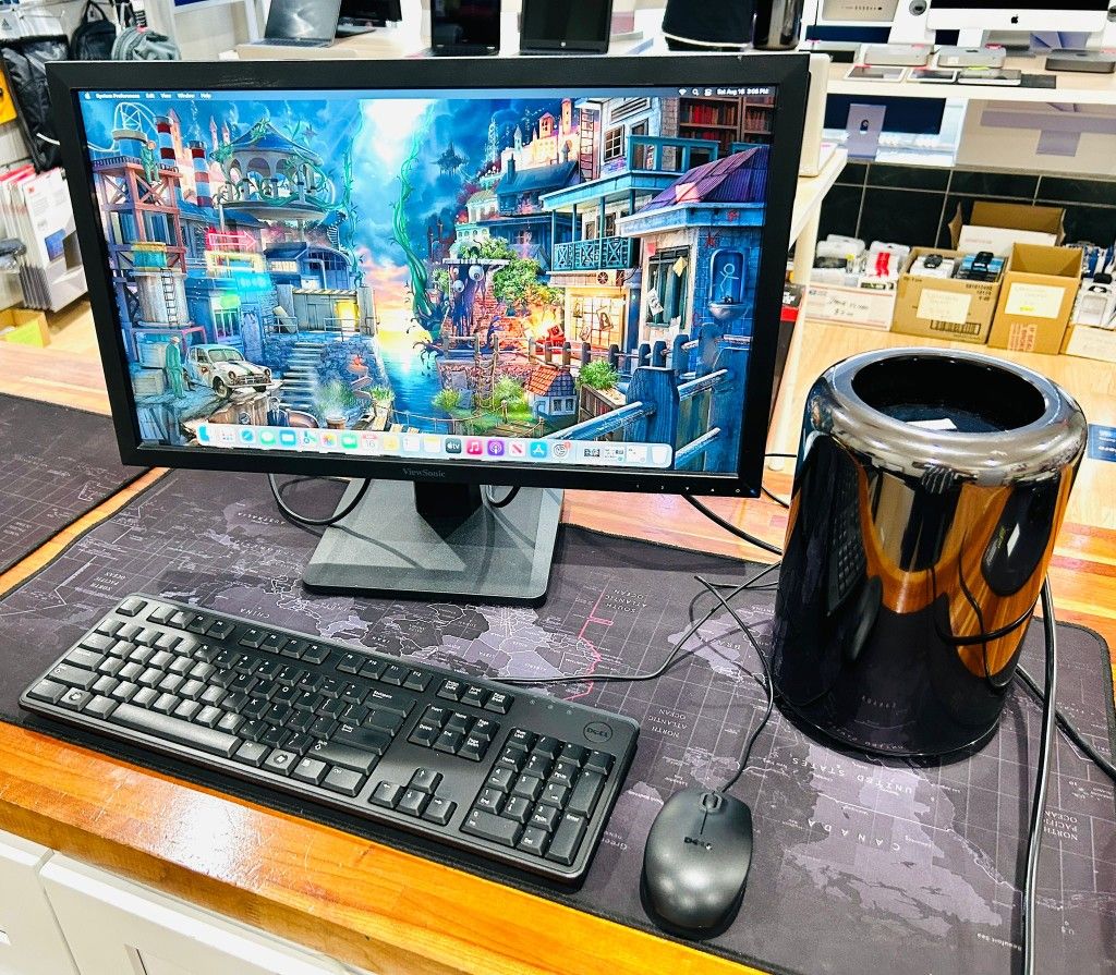 Apple Mac Pro 3.5Ghz 6CORE Xeon 32GB 500GB AMD FirePRo D500 6GB graphics
