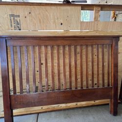 Queen bed Frame and Large Dresser 