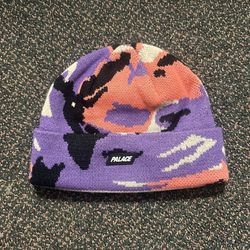 Palace P-Surgent Beanie Men / Unisex Purple Camo Hat Skating Streetwear