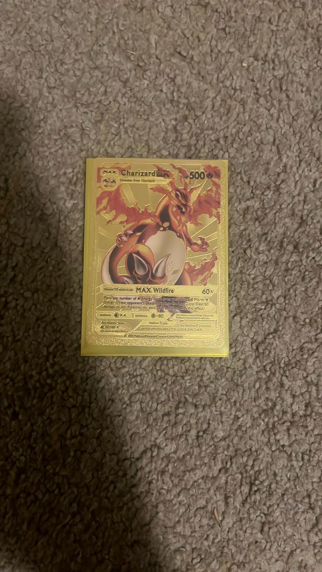 Charizard Ox Gold Max Wildfire Pokmon Card - www.joarbit.com