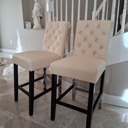 Two Stool bar Chair New $100