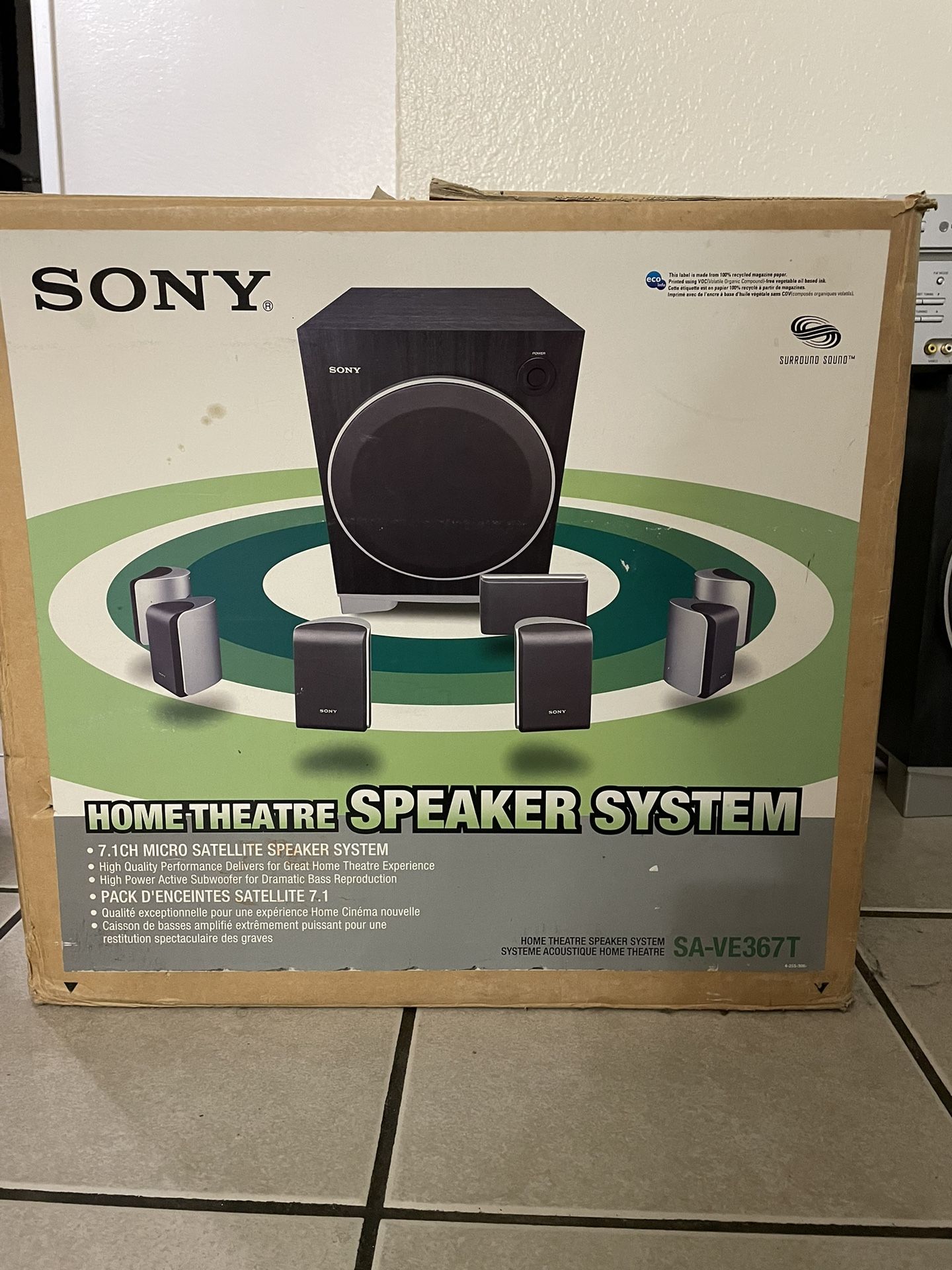 Sony Home Theatre Speaker System 