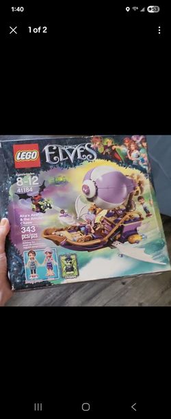 LEGO Elves 41184 Aira's Airship & Amulet Chase Complete Set 343 pcs Box