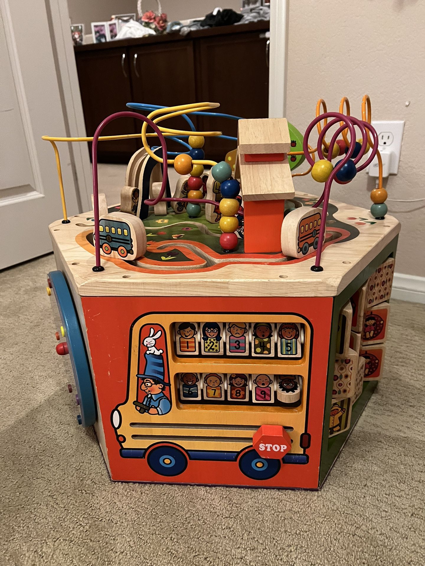 Activity Cube For Toddlers