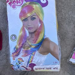 Rainbow Wig Costume 