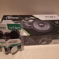 New Timpano 6.5" Speakers & Tweeters 