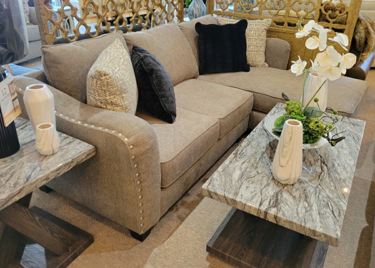 High Quality Sofa Chaise (Sectional) Grey/Beige Color