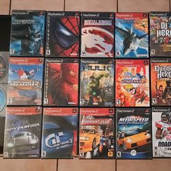 PS2 game lot