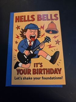 Rocking birthday card