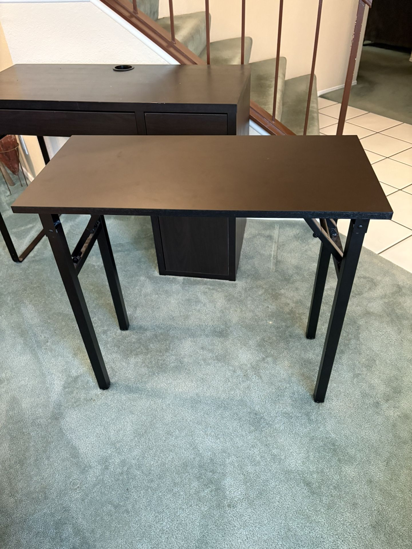 Black Foldout Desk