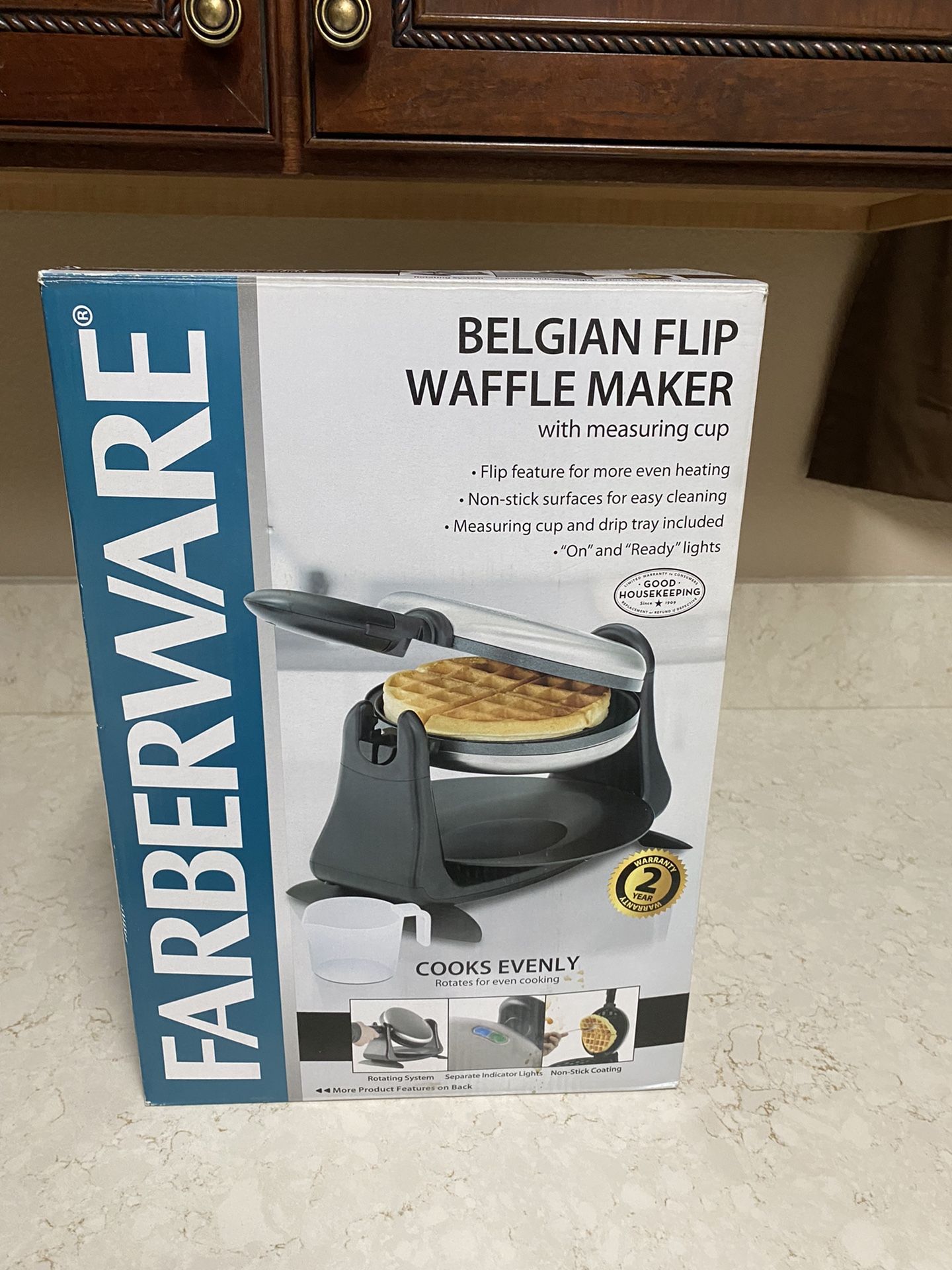 Farberware Belgian Flip Waffle Maker