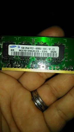 Memory ram cards 1gb and adapter to make your PC wireless