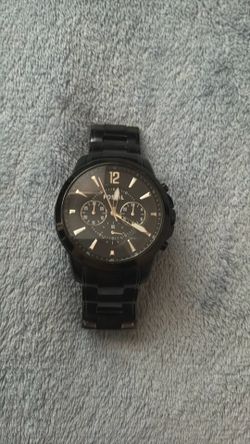 A fossil black watch