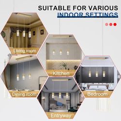 Modern Crystal Pendant Light Fixture