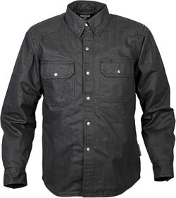 Scorpion EXO Covert Men's Wax Long Sleeve Motorcycle Denim Riding Shirt with Pockets for Optional