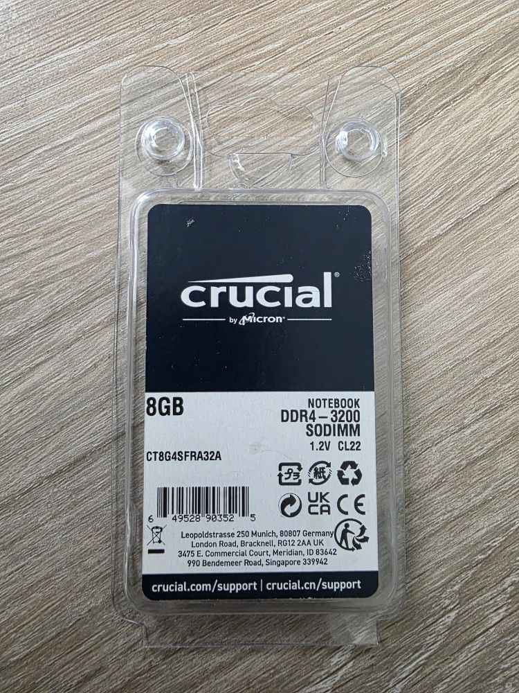Crucial SODIMM DDR4-3200 8GB RAM