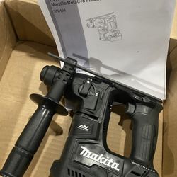 Makita XRH06ZB 18V LXT Lithium-Ion Sub-Compact Brushless Cordless 11/16" Rotary Hammer, Accepts Sds-Plus Bits, Tool Only