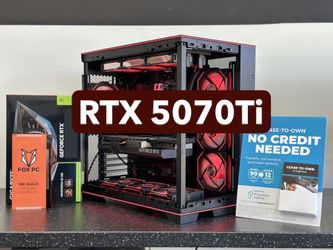 FOX 92 - FOX CUSTOM GAMING PC | DESKTOP | TOWER | AMD RYZEN 7-9800X3D | NVIDIA RTX 5070Ti | 32 GB DDR5 RAM | 2 TB NVME SSD | WINDOWS 11.