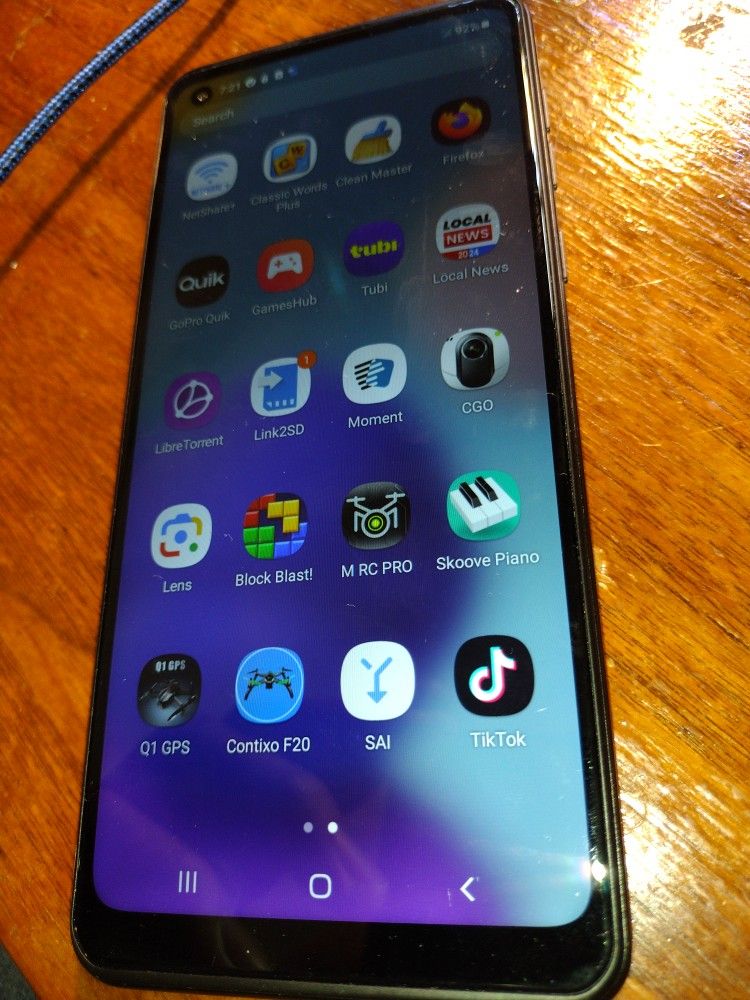 Samsung Galaxy A21 Unlocked With Tiktok App