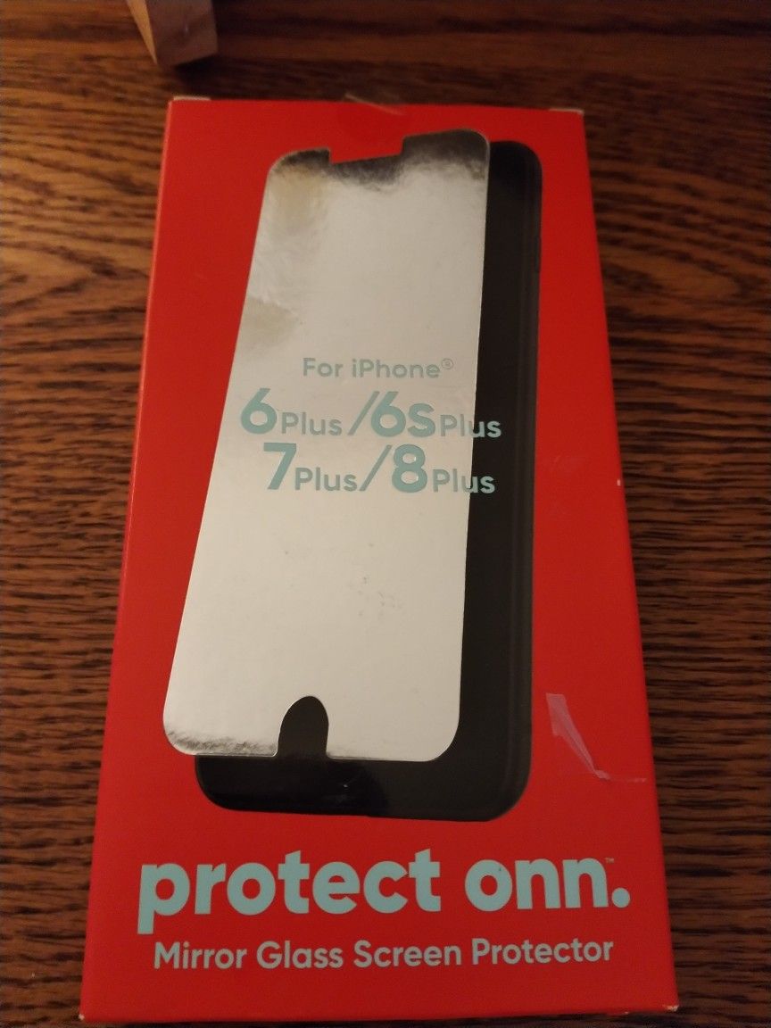 NEW/SEALED MIRROR GLASS SCREEN PROTECTOR FOR iPhone