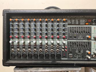 Behringer Europower PMP2000D/  Behringer 15” speaker