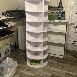 Shoe Rack It Turns And Fairly New