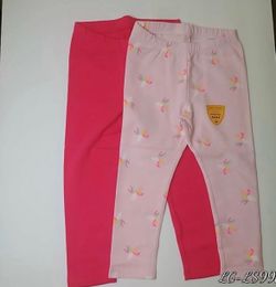 Pink Unicorn toddler leggings 2 pack size 2T.   (O)