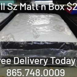 SALE $275  NEW Full Mattress & Box FREE DELIVERY TODAY 