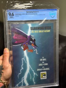 Amazing 🤩 !! Darkwing Duck #1 SDCC 2010 Variant CBCS 9.6 Graded Comic