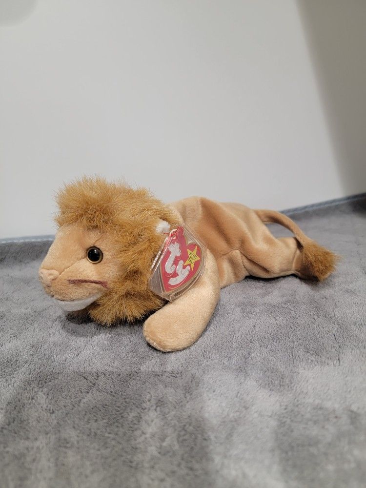 Roary TY Original Beanie Baby Lion