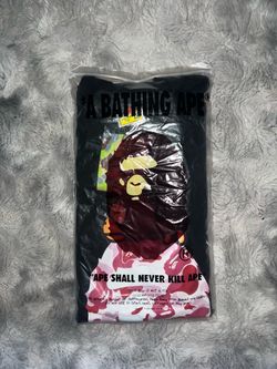 A Bathing Ape BAPE T-Shirt Black and Pink