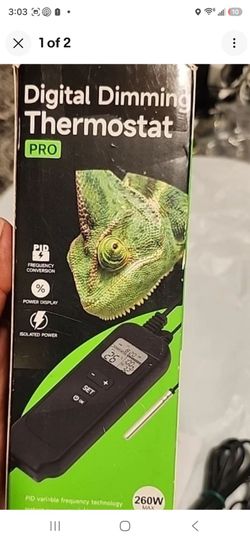 Reptile Thermostat, Dimming Thermostat with Day- Night Timer Setting
PID Temperature Controller, Day&Night Cycle Automation, Compatible with Most Hea