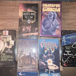 Lot Of (6) Grateful Dead VHS Live Shows