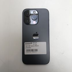 iPhone 14 Pro 128GB Space Black Unlocked 