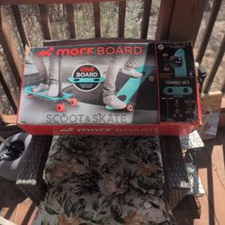 Morfboard Skateboard Scooter And Jump