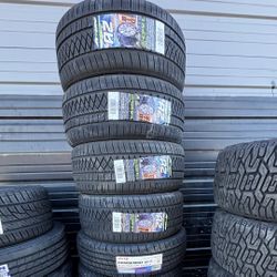 235-40R19 Brand New Tire Set With install 