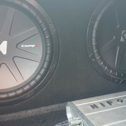 12" Kickers And Amp Great Condition 
