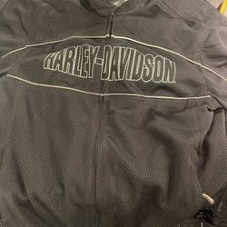 2XL Harley Davidson Reflected Summer Anti-Road Rash Mesh Riding Jacket