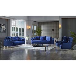 NEW 3 Pcs MICROFIBER CHESTER CONVETIBLE LIVING ROOM SET ! Sofa & Loveseat Is A Bed With Storage Underneath 