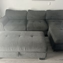 Storage Couch And Storage Ottoman