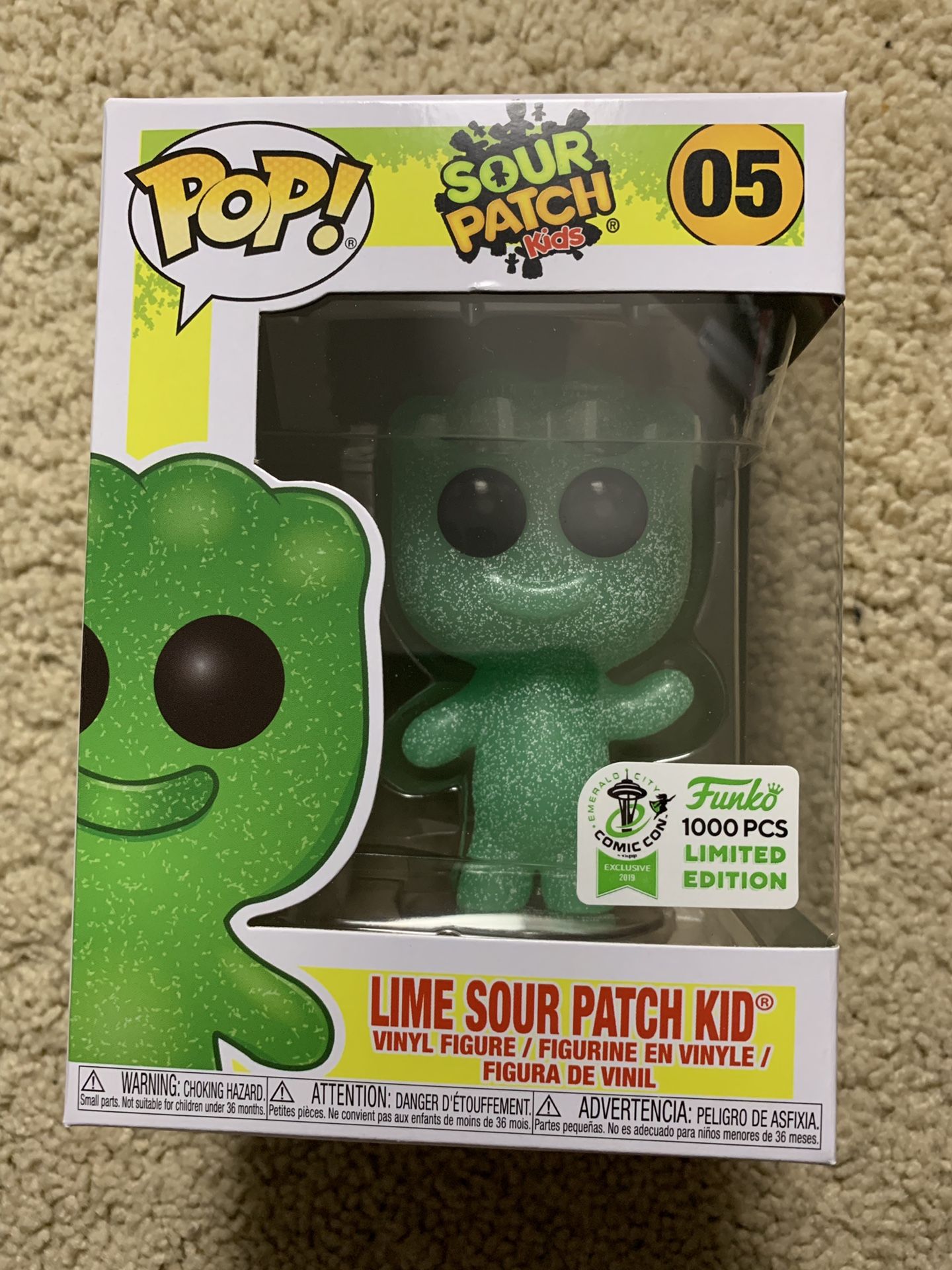 Eccc funko pop exclusive lime sour patch kid le 1000 pcs