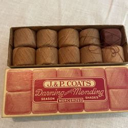 Vintage Darning And Mending Threads By J &P Coats