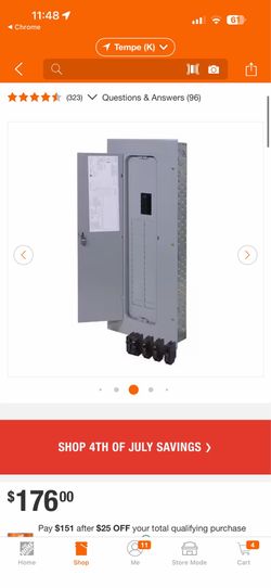 GE 200 Amp 32-Space 64-Circuit Main Breaker Indoor Load Center Contractor $120