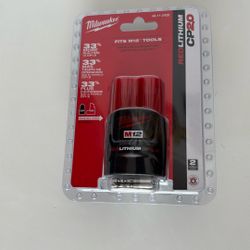 Milwaukee M12 2.0 Battery 