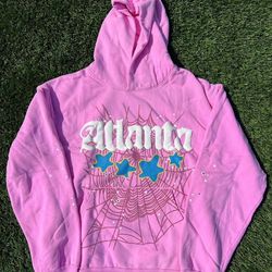 Spider Hoodie Pink Atlanta 