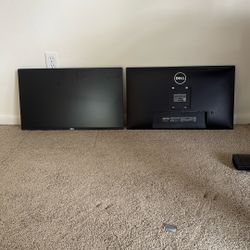 Two Dell 27” U2715H Monitors