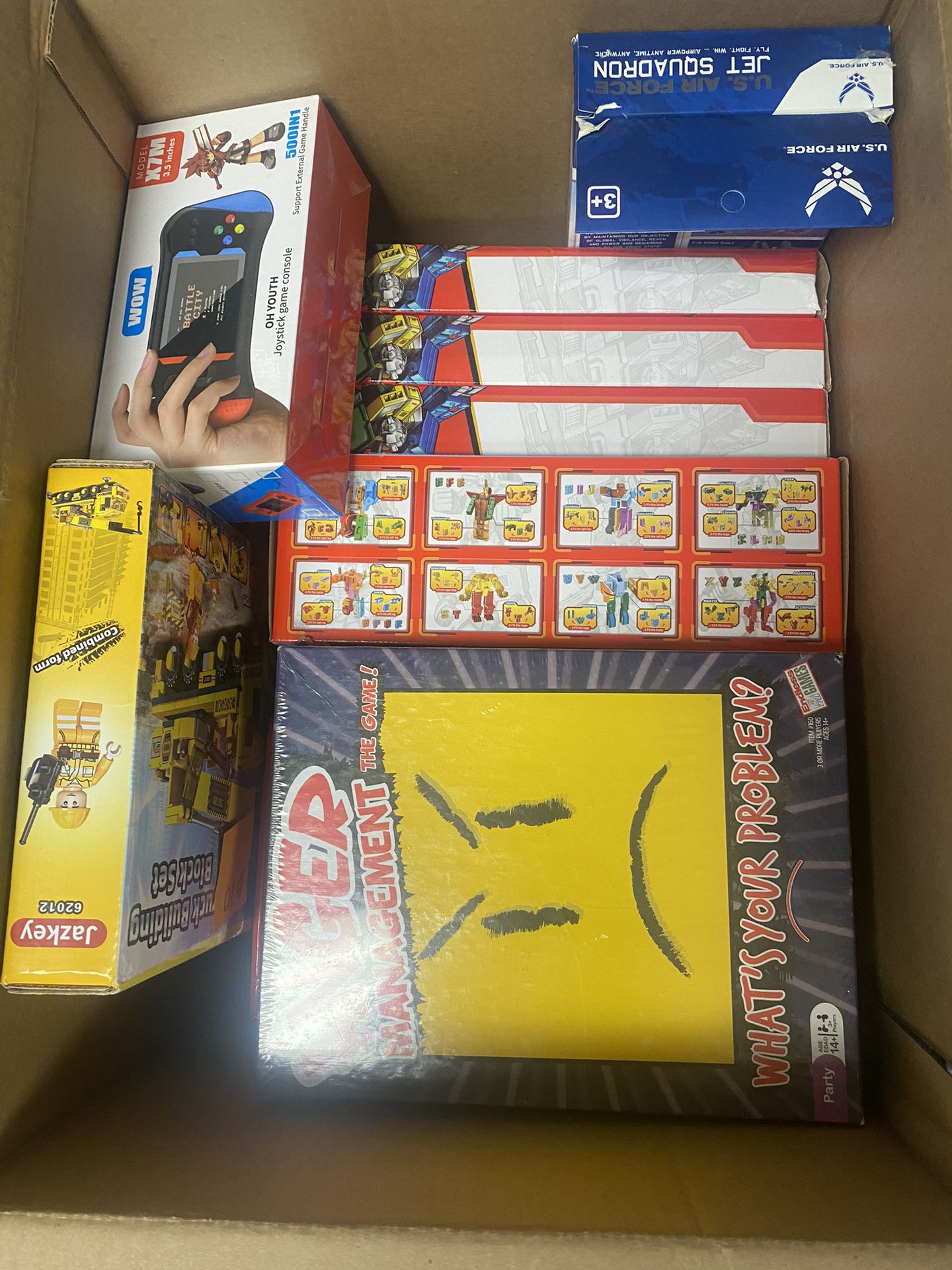 Box Of Toys And Games 
